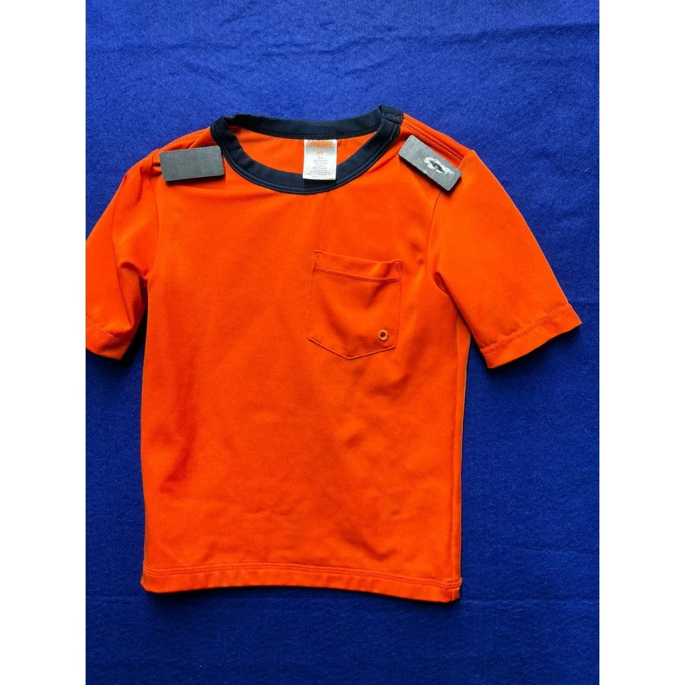 Sporty Toddler Gymboree Performance Pocket T-Shirt 2T Orange